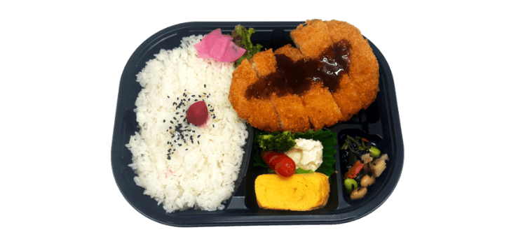 デカっ!!トンカツ弁当の画像